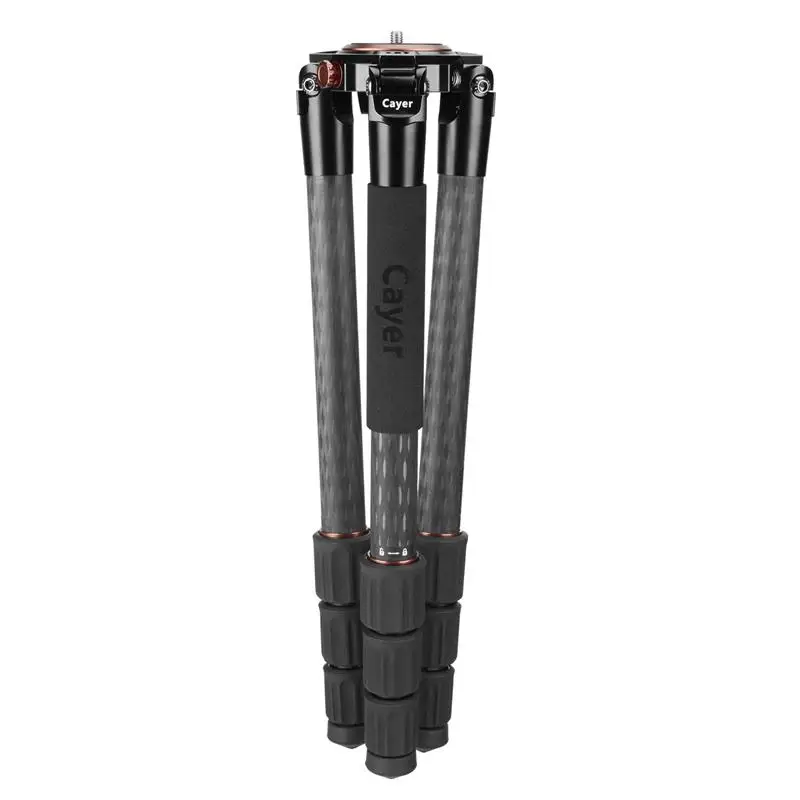 Cayer CT3460 видеокамера складной штатив из углеродного волокна с телескопическими ножками