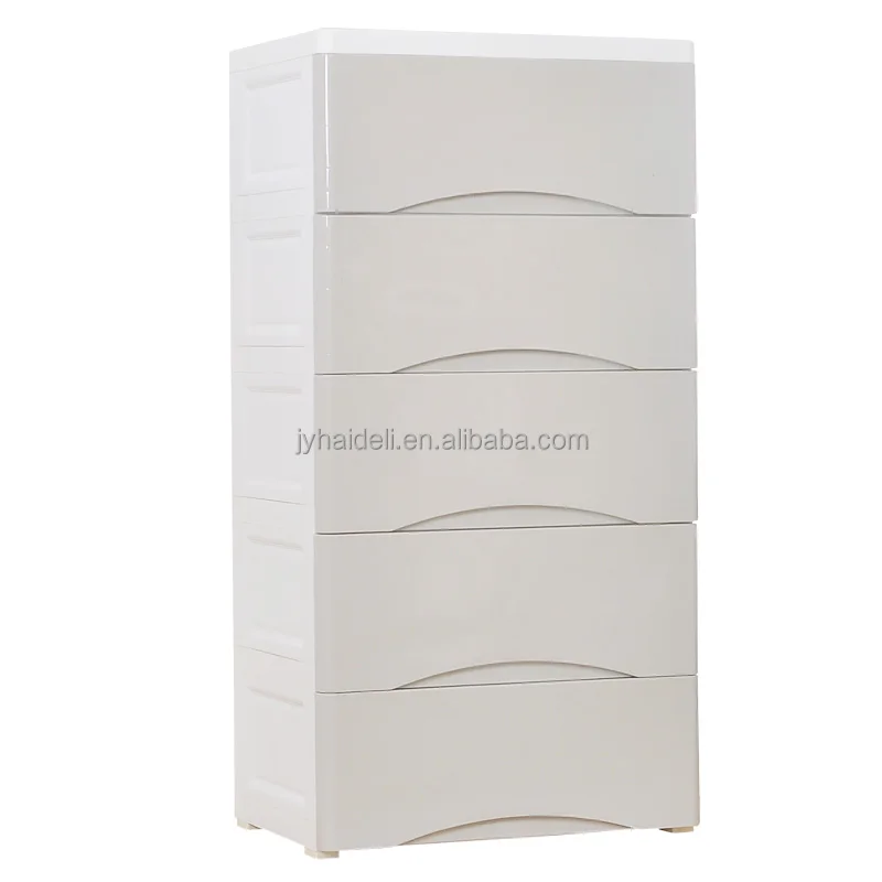 
Movable 4 tier Colorful plastic drawer cabinet 