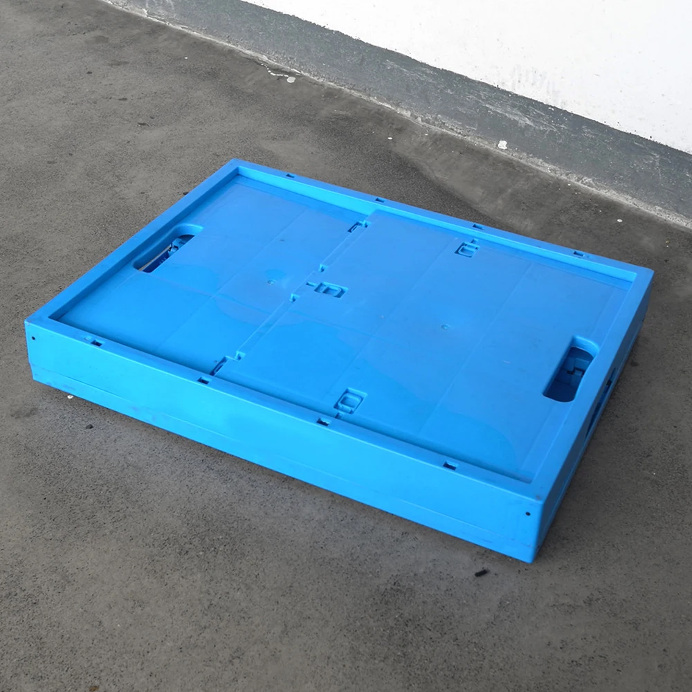 Heavy duty industrial hot sale large plastic moving storage stackable crate with lid