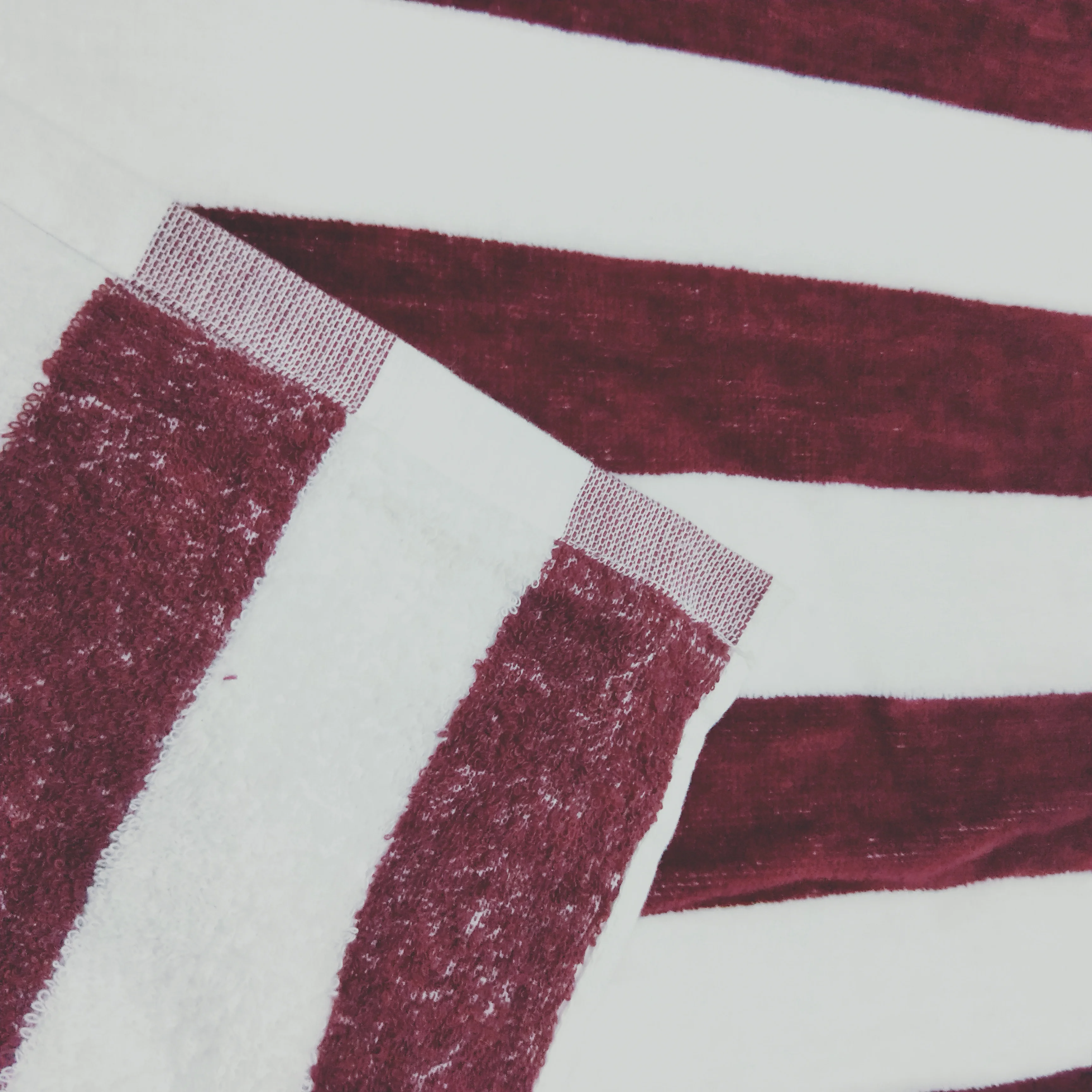 Zero Twist Jacquard Towel, Jacquard Cotton Beach Towel Velour