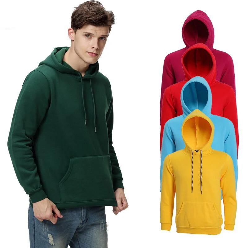 Jacketown 2019 Оптовая распродажа! Мужские изготовленным на заказ логосом однотонная кофта, кофта с капюшоном и толстовки, однотонные толстовки с капюшоном в стиле унисекс