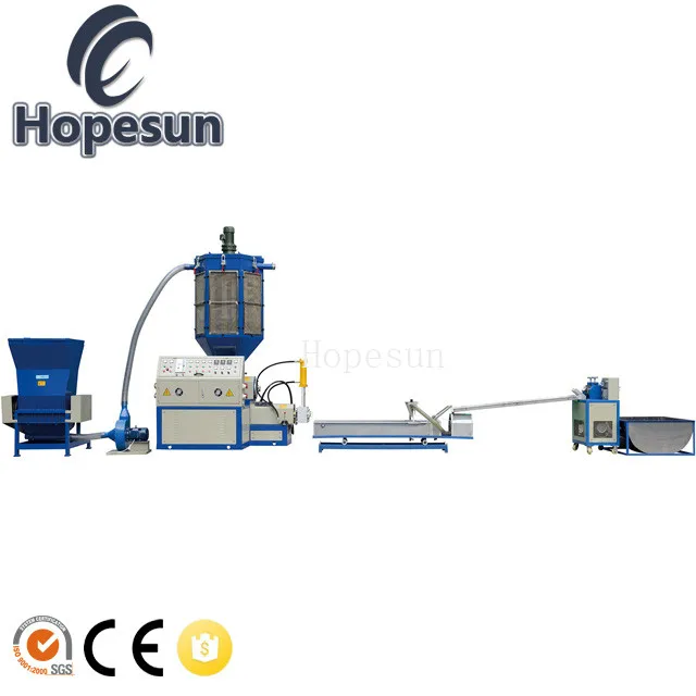 double stage compact xps eps foam waste granulating machine price
