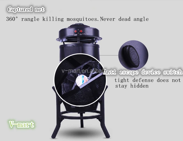 Электрическая ловушка для комаров с длительным сроком службы, лучше всего подходит для использования в помещении и на улице