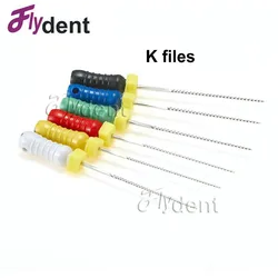 Dental NITI K files  nickel titanium hand use endondontic root canal  files 21mm 25mm 28mm 31mm