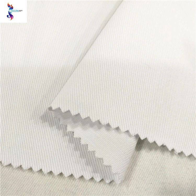 
Hot sale cotton spandex denim white denim fabric stock fabric lot 