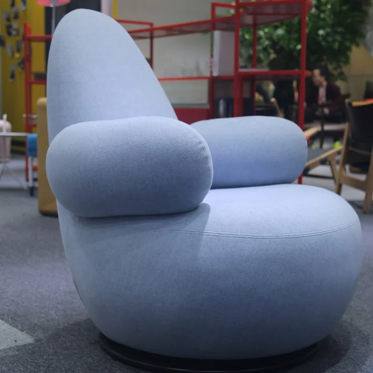 Modern lounge chair sofa lounge seat  salon high back and low back waiting chair with swivel function