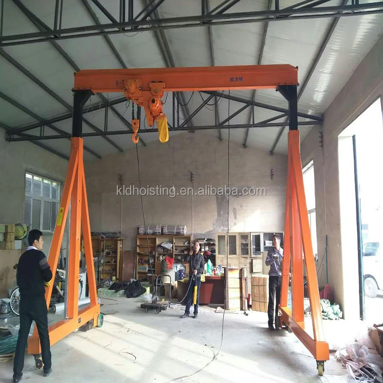 Китайский производитель Склад используется маленький портативный козловой кран