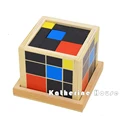 Baby Toy Montessori Trinomial Cube Math Early Childhood Educational Preschool Training Learning Toys Birthday Gift