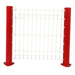 Good Price Yellow PVC Coated Welded Wire Bending 3d Mesh Curved Fence For Garden