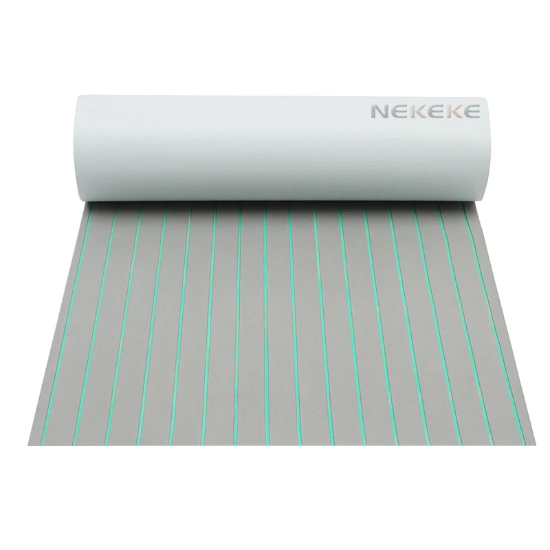 Deluxe leather texture yacht surfboard deck pad 240x90cm 6mm thick Marine Flooring Faux Teak EVA Foam Boat Decking Sheet