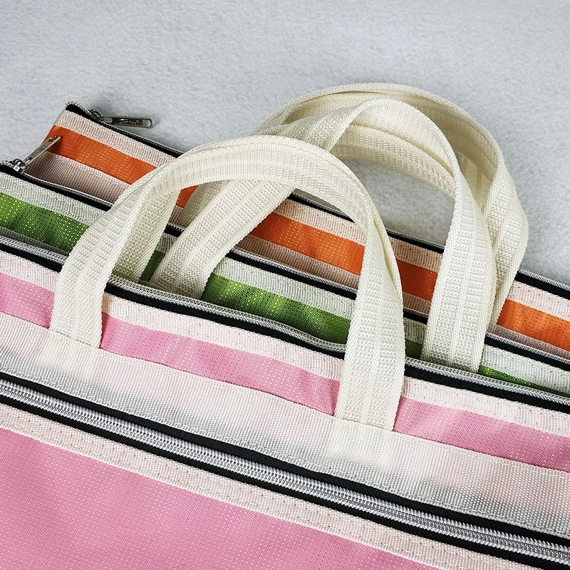 Candy color lovely laptop office school file waterproof briefcase