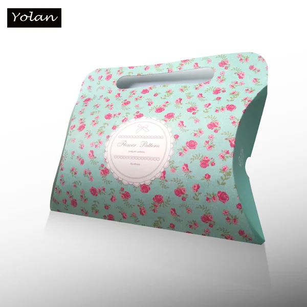 Paper Pillow Box With Handle