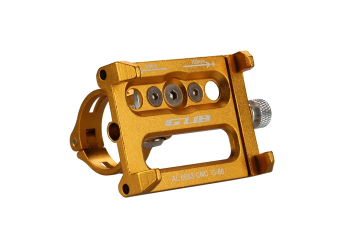 
 Регулируемый велосипедный телефонный держатель GUB G-86 4-5,5 дюйма с ЧПУ из сплава, велосипедная подставка для крепления телефона на мотоцикл, GPS, крепление для телефона, велосипедные аксессуары  