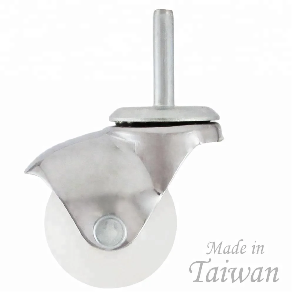 Ролик CCE 40 мм, белый пластиковый шар, ролик для мебели M6 Stem