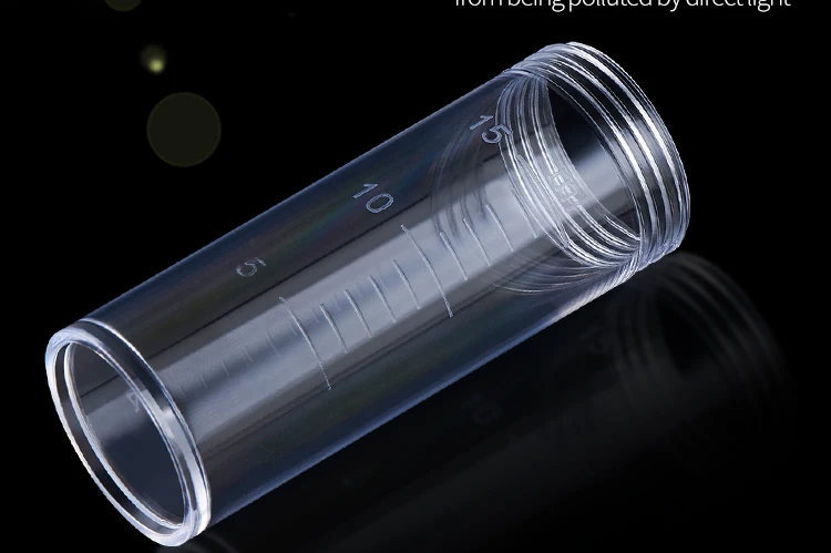 supplier plastic vial specimen stool container factory direct disposable sterile sampling specimen cup for Lab use