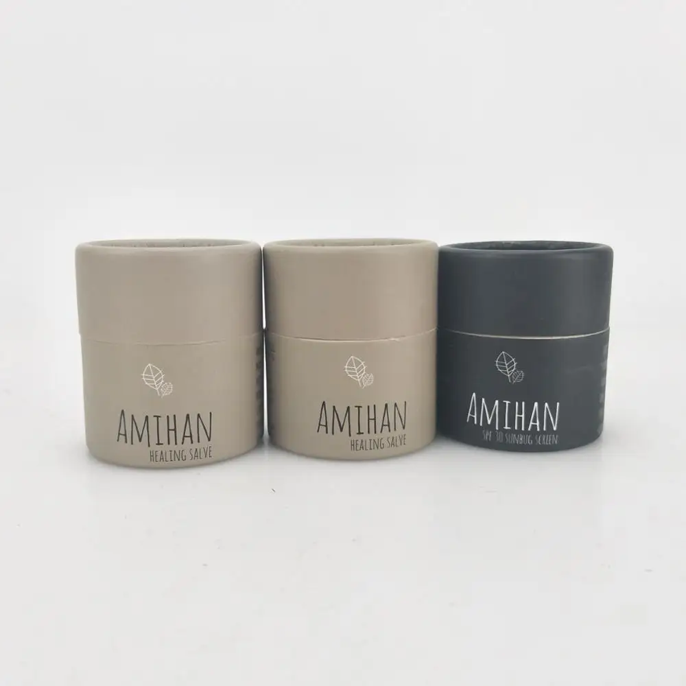 Экологичный Тюбик из крафт-бумаги с эффектом пуш-ап для бальзама для губ