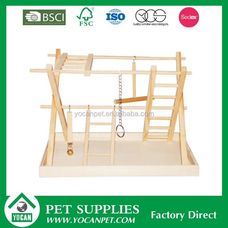 High End Wholesale Large Wooden Bird Toys For Pet Birds