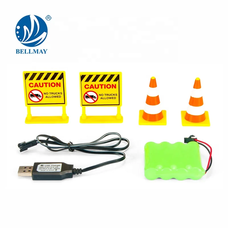 Bemay Toy 2019 NEW 2.4 G 1:45 Scale 7 Channel Remote Control Simulation Truck RC Excavator Metal Toy