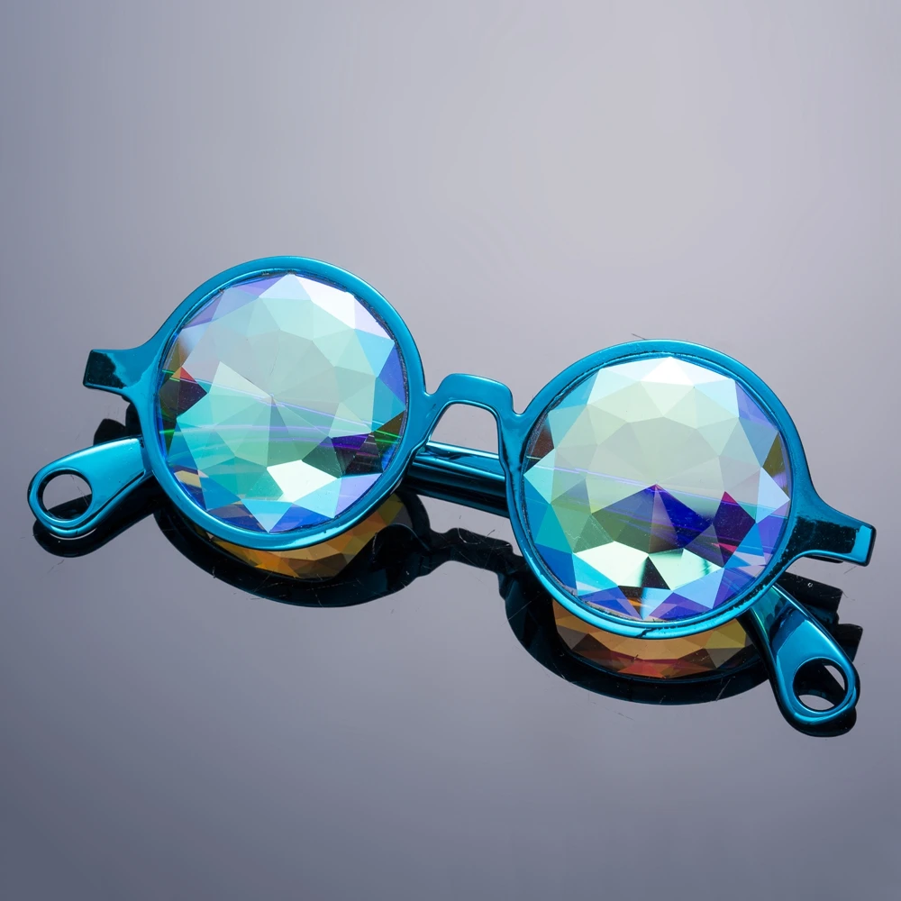 Top quality custom sunglasses 2018 fashionable crazy funny kaleidoscope glasses