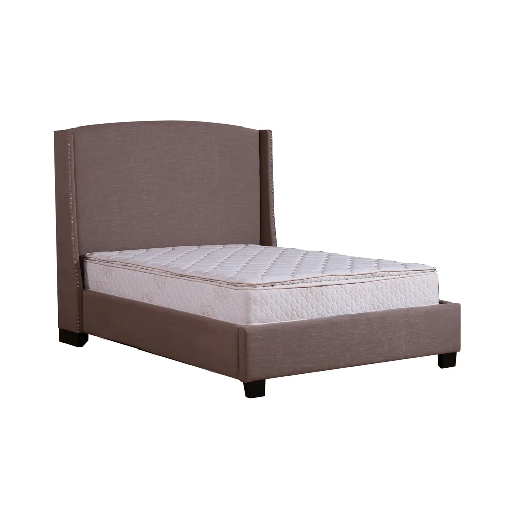 Мебель, кровать большого размера, деревянная двуспальная кровать, новейшие дизайны двуспального кровати в спальне