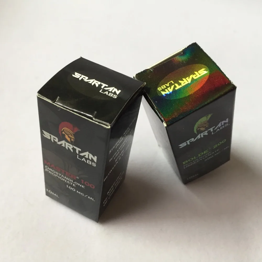 Профессиональный OEM Голографический лазерный металлизированный картон 10 мл флакон коробка упаковочная бумага