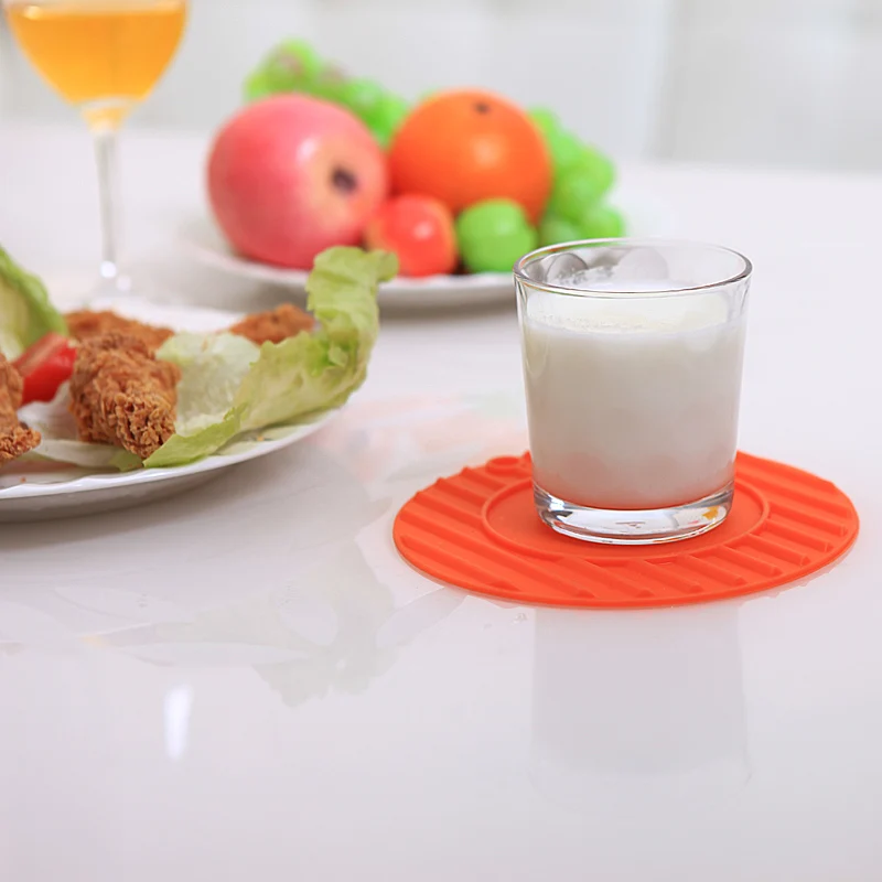Silicone Heat Resistant Insulation Kitchen Counter Cup Mat Pad