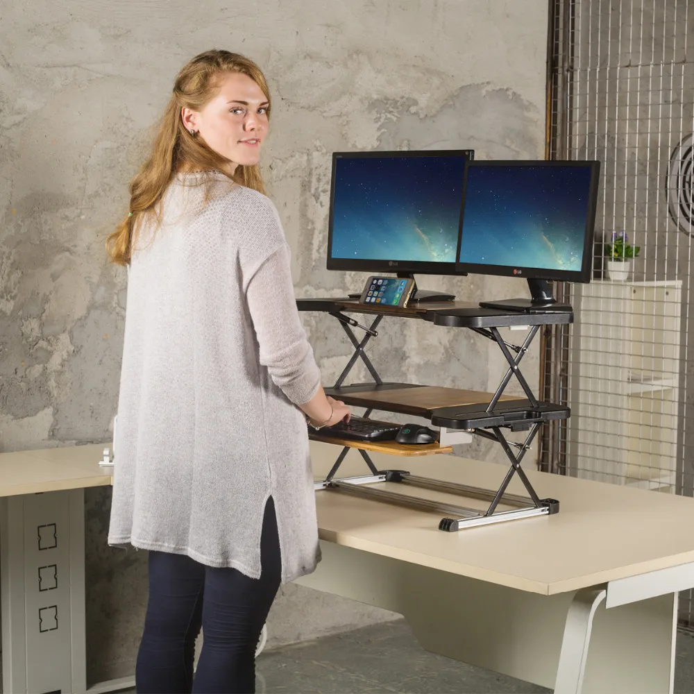 2019 New Omax Standing Up Table Portable Stand Desk Adjustable Stand Work Office Desk