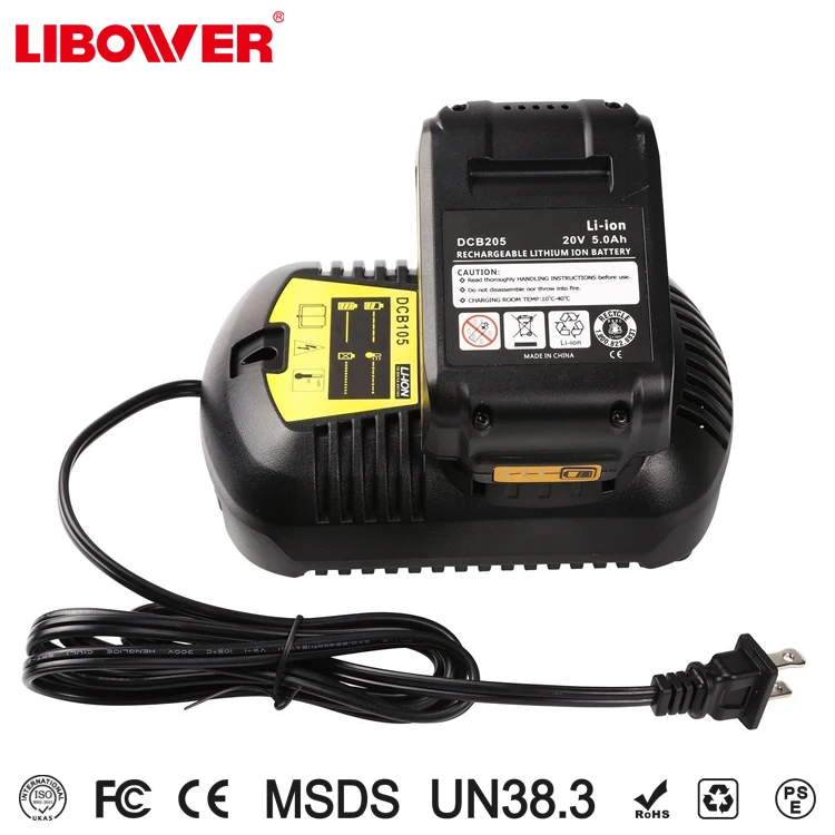 Universal Charger DCB105 for Dewalt electric drill Power Tool DCB105 DCB120 DCB203 DCB200 DCB201 Power tool cordless charging