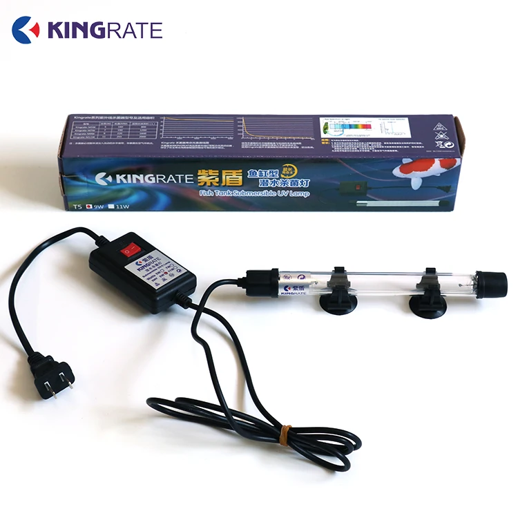 УФ-лампа 110 в 7 Вт/бактерицидная лампа (UVC) /Водонепроницаемая погружная УФ-лампа
