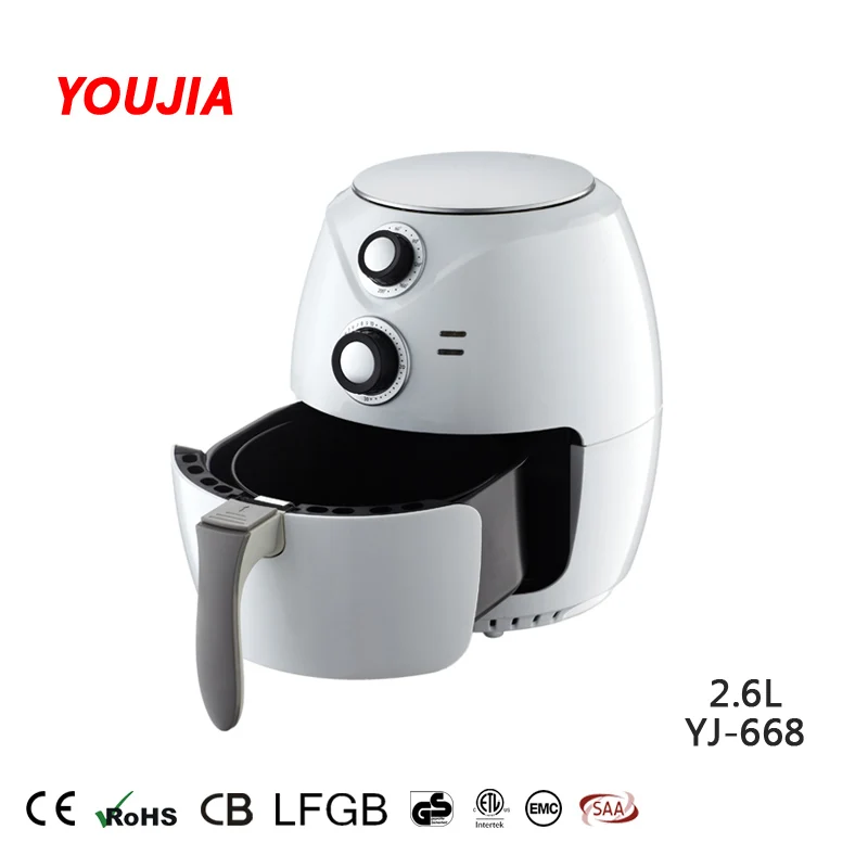 1400W Electric Hot Air Fryer with Removable Dishwasher Safe Basket Hot Air Cooker