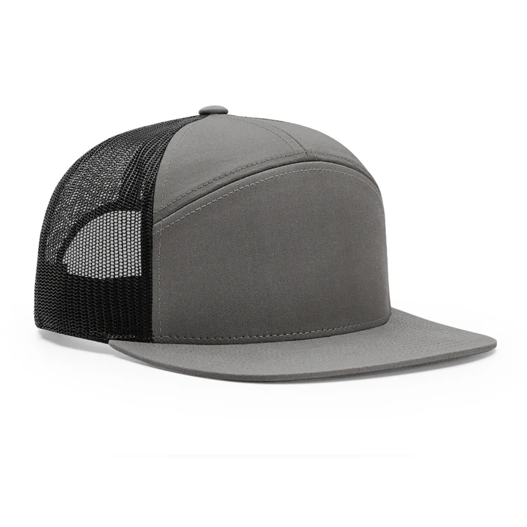 Custom Plain Blank 5 Panel Hat ,Mesh 5 panel hats wholesale