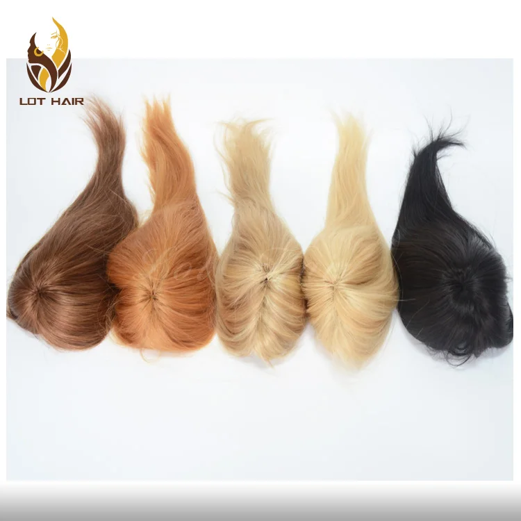 fishnet toupee High quality Virgin European Hair toupee human hair for women