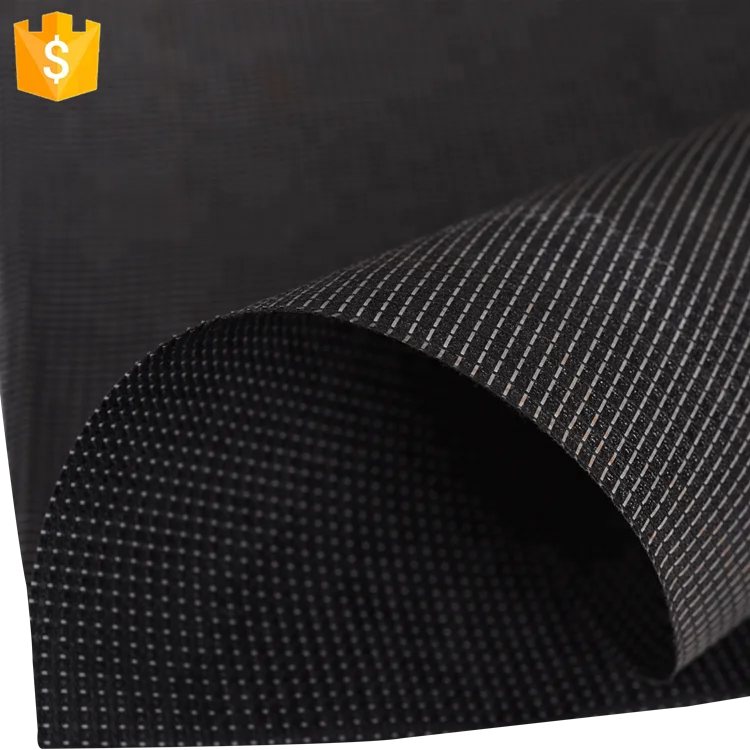 ENISO 20471 high light black reflective fabric