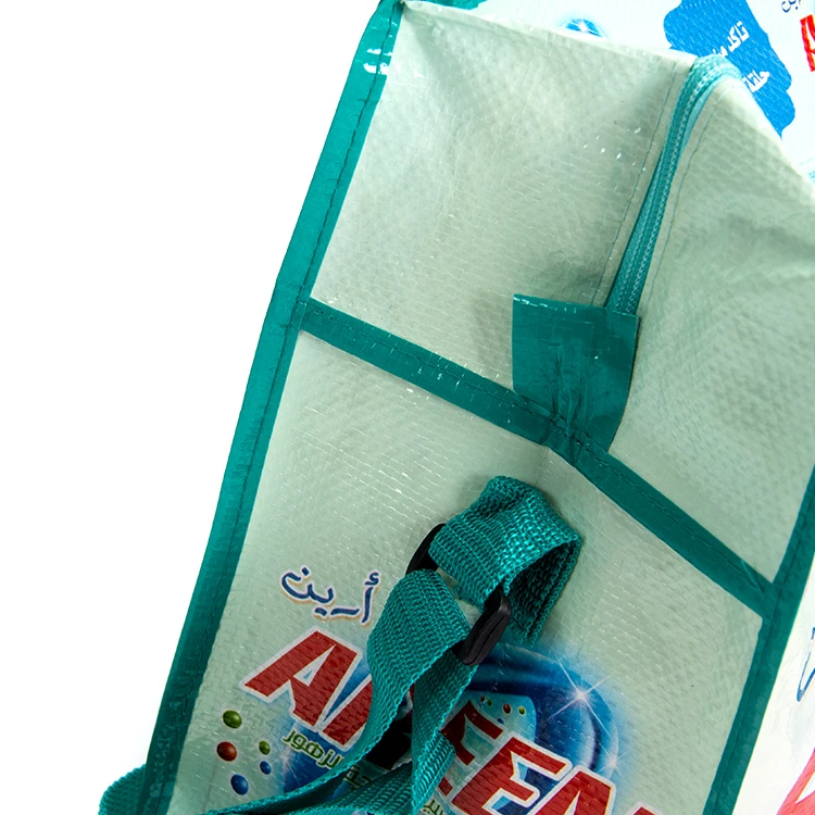 
Reusable Chinese factory cheap fashion Eco-Friendly laminated polypropylene plastic pp woven shopping bags laundry powder bag 
