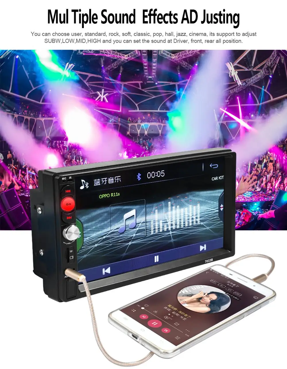 Бесплатная доставка, умная Автомобильная магнитола с сенсорным экраном 7 дюймов, новый автомобильный аудиоплеер MP5, руководство пользователя