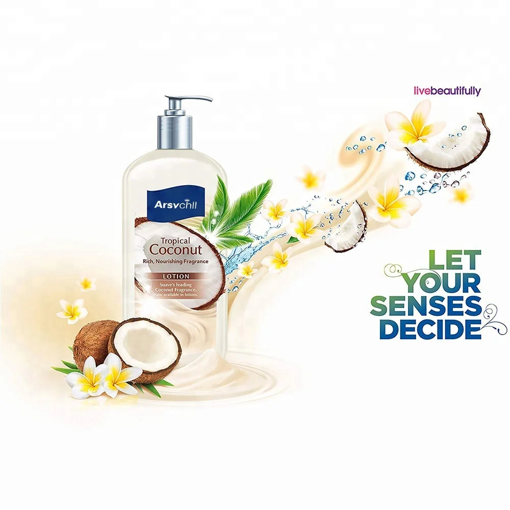 Wholesale Private Label Organic Natural Coconut Extract body lotion