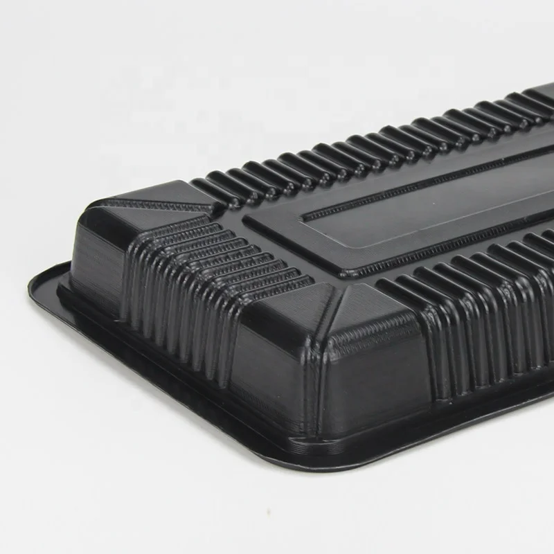 
Food grade disposable Frozen Food packaging Biodegradable pp blister plastic food tray for meat 