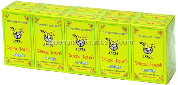 Western Africa Mauritania chunmee china green tea low price 8147 25g packing to Burkina Faso