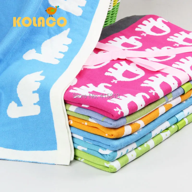 Бесплатная доставка высокое качество 100% хлопок двойные слои детские пряжи одеяло двухпозиционное 140 x 100 см стандартный 420 г