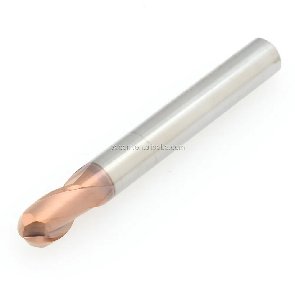 CGS 600S R3X6X50L 68HRC 8000RPM for high speed cutting and high hard cutting solid ball nose end mill