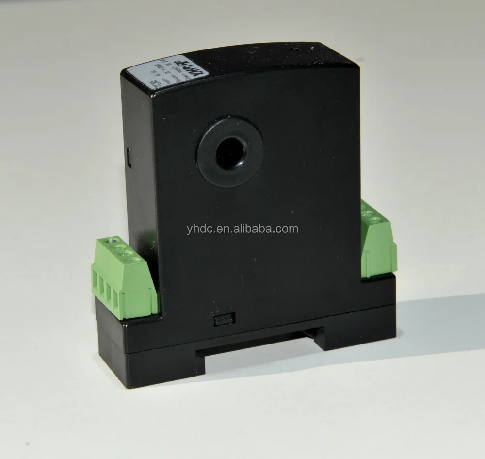 5A AC / 4-20mA DC  output din rail current transducer TCAH with 12V DC or 24V DC or 220V AC power supply