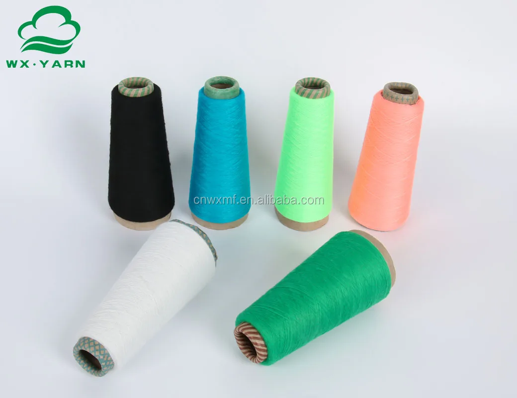 textiles company china turkey 100% polyester yarn 32s for knitting or weaving towel/carpets/camp bag yarn