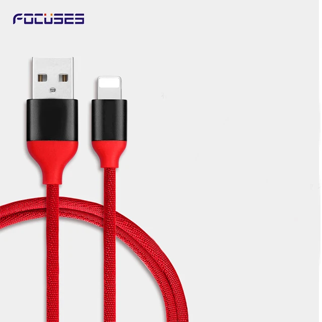 Free Sample Braided Usb Cable for iPhone 6 Charging Cord