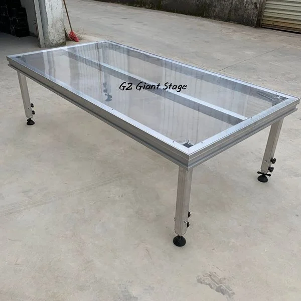 2019 Transparent Acrylic Glass Catwalk Stage for