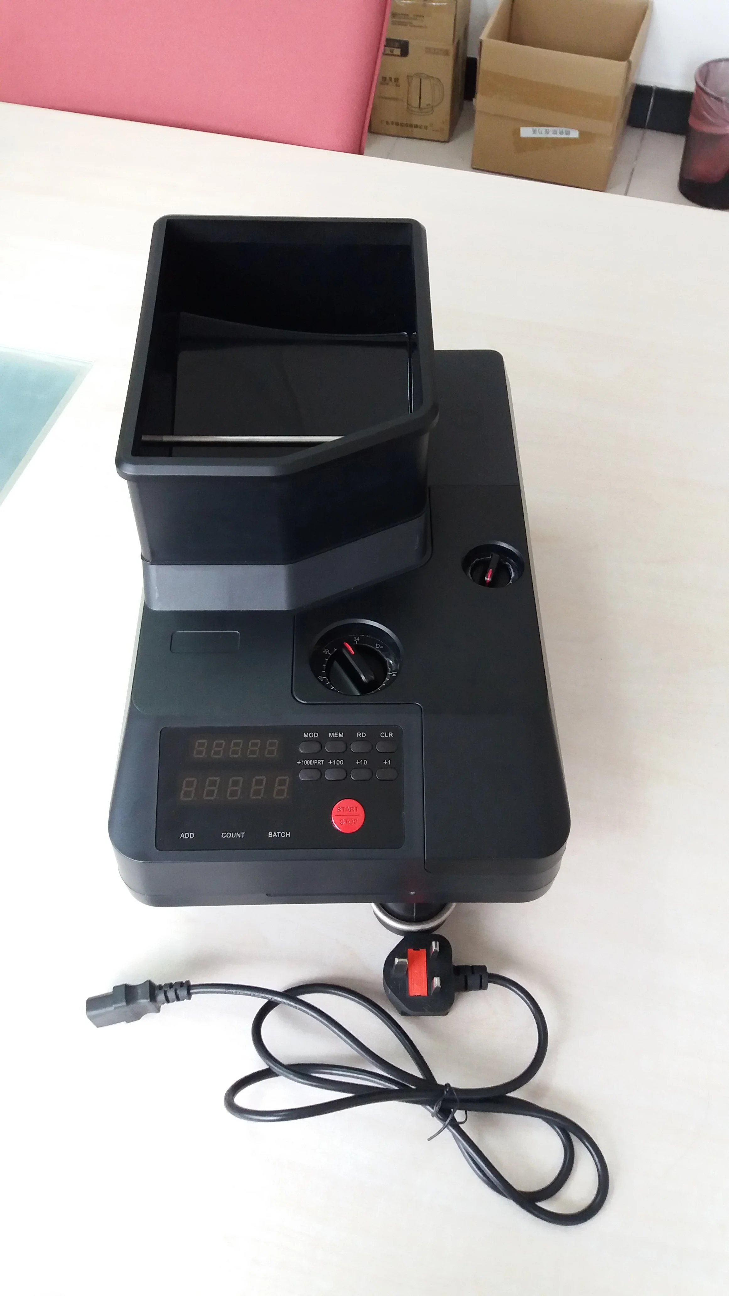 hotsell coin counter and sorter/money counter coins/plastic coin counter