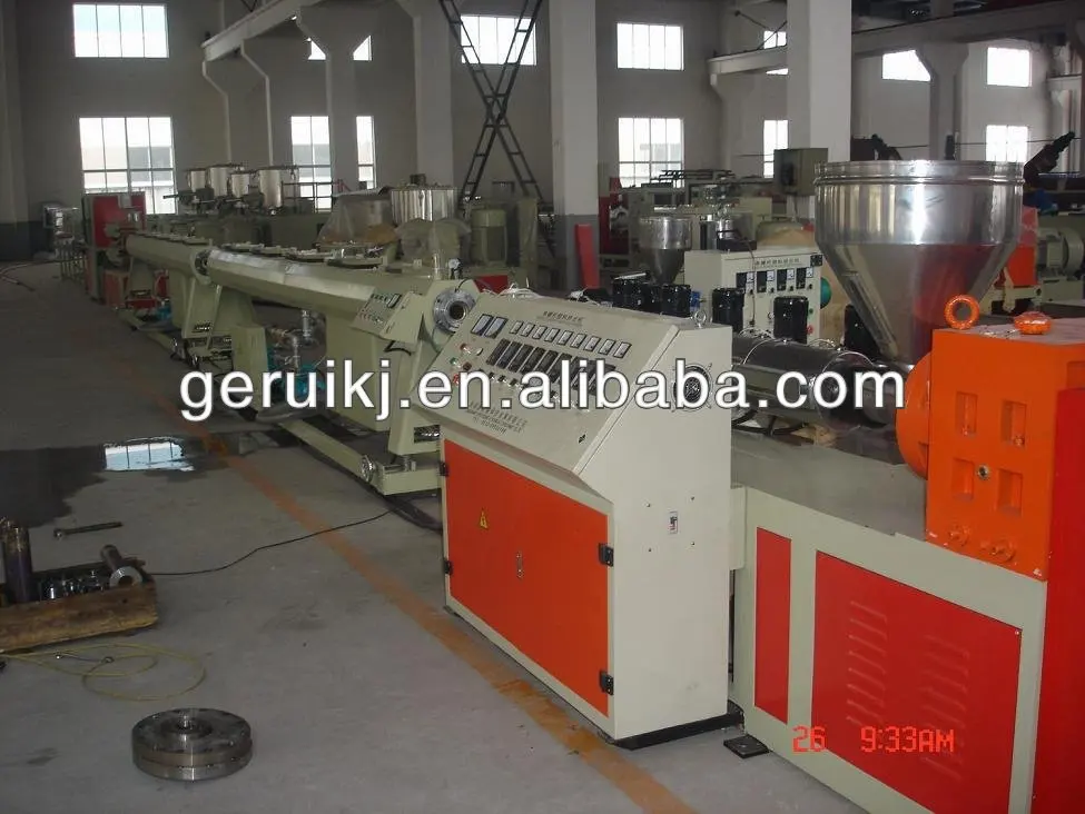PE pipe extruder plastic pipe production line