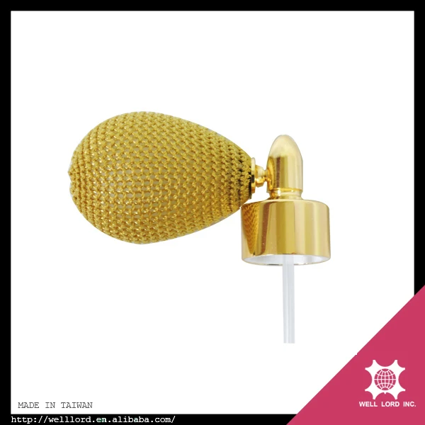 Squeeze sales in stock bulb snap on nozzle perfume spray head