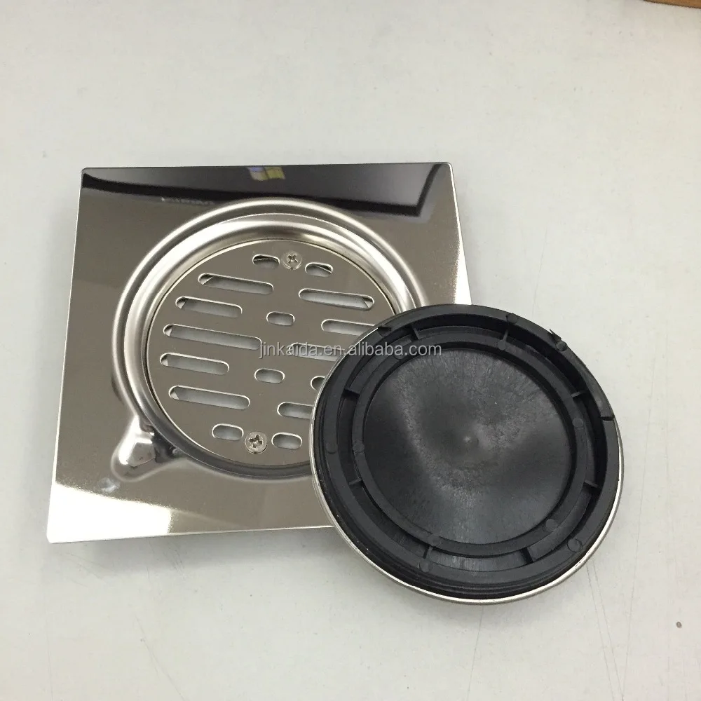 
Stainless steel Sealed 3pcs floor drain, bathroom accessories, mirror polished 