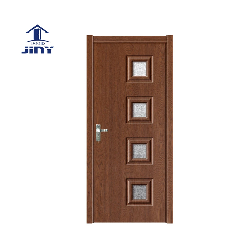 
Romania market popular mdf interior door laminated with PVC foil 