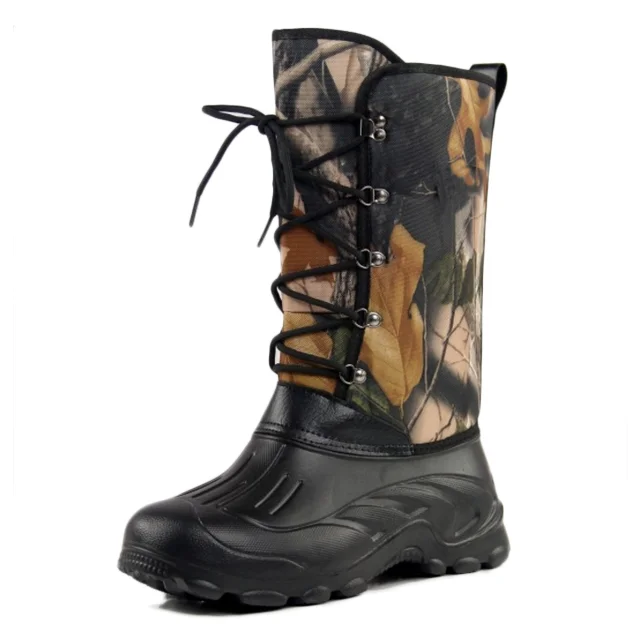 OEM hunting warm waterproof snow boots for men